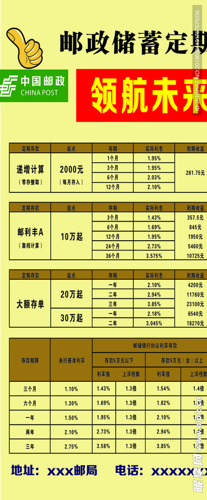 2017年邮政储蓄利率喜人新篇章