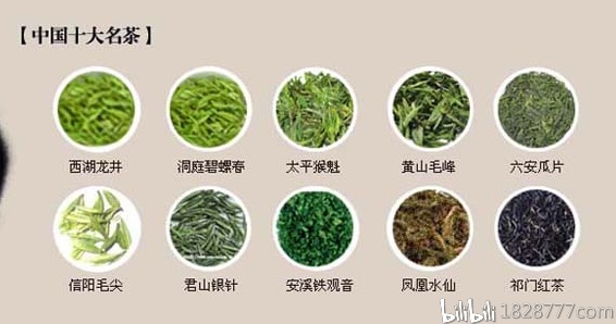 中国十大名茶最新排名表